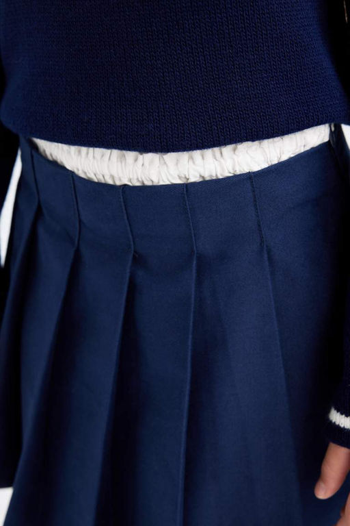 Юбка из габардина для девочки - Defacto фото 4