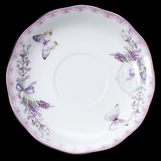 Чайный набор 12 предметов 250 мл на ножке Лаванда / RS/12-FY22003 Grey /уп 8/ - Галеонтрейд фото 4