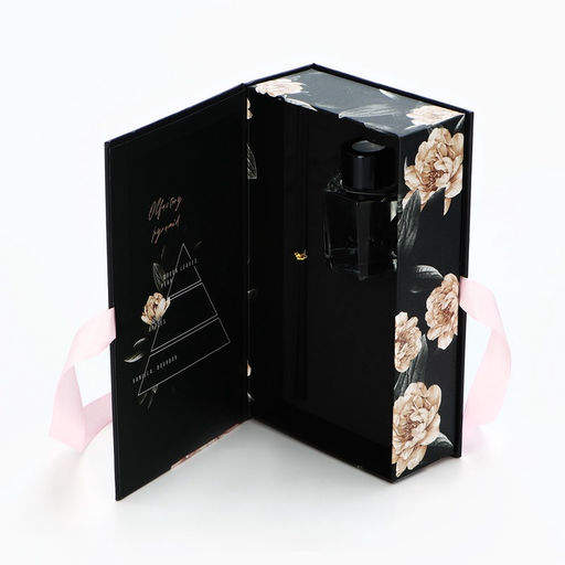 Диффузор ароматический с палочками «Живи сердцем», ароматизатор для дома 50 мл., аромат яблоко