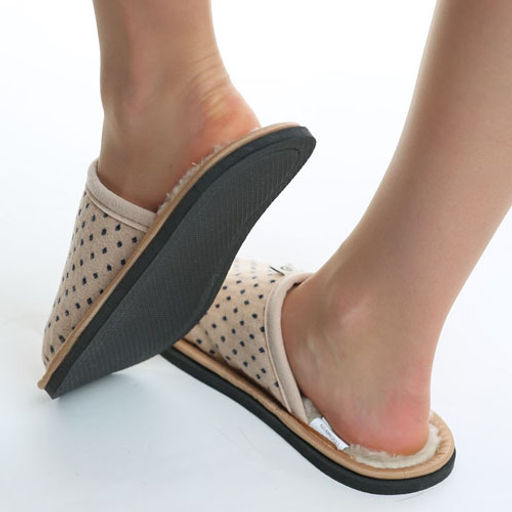 Тапочки-шлепанцы арт.4010-03 МАКО бежевая мушка - Altro фото 4