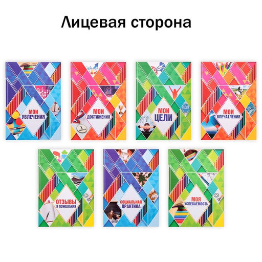 Папка школьная на кольцах «Портфолио школьника», 13 листов-разделителей, 24.5×32 см.