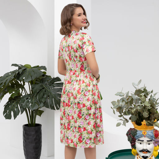 Платье Иду при параде (яркие цветы) - Charutti фото 5