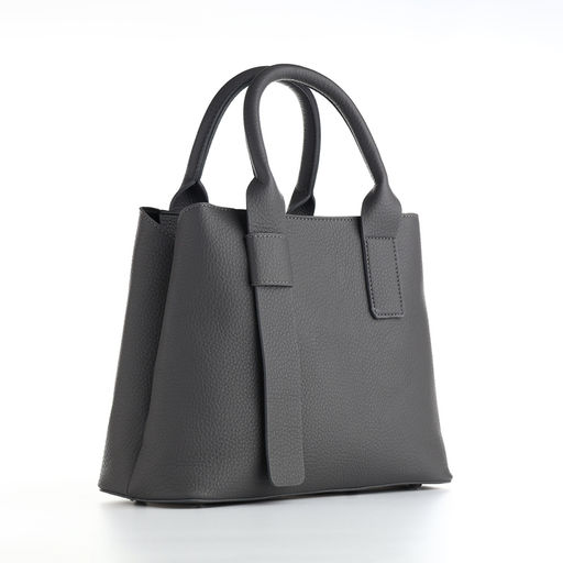 Сумка женская тоут TEXTURA на молнии, 32×12×24 см, серая