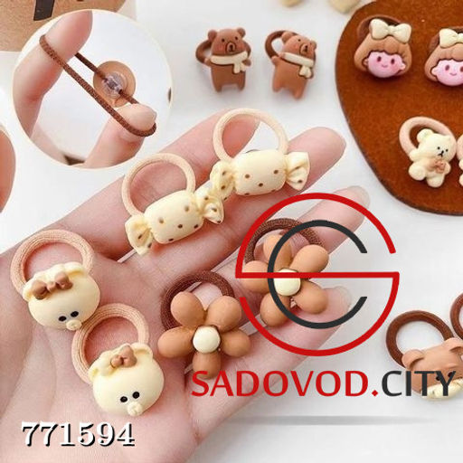 Набор резинок для волос, 10 шт