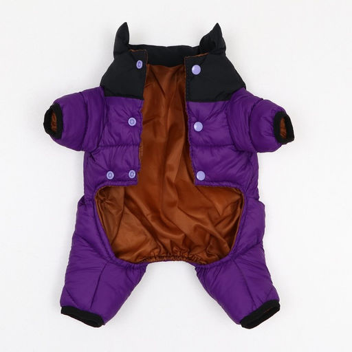 Комбинезон Умка, размер 10 (ДС 25 см, ОГ 34 см, ОШ 24 см), чёрно-фиолетовый - Simaland фото 6