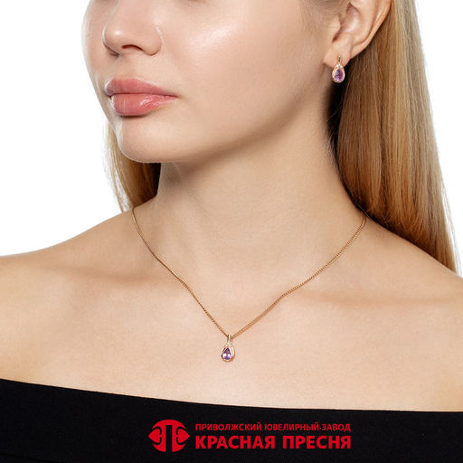 СЕРЬГИ 33116201Ам - Красная пресня фото 4