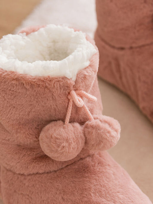 Ponpon Detayl? Pel?? Kad?n Ev Botu - Waikiki фото 3