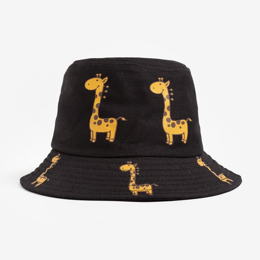 Панама детская MINAKU «Жирафик», чёрная, размер 50