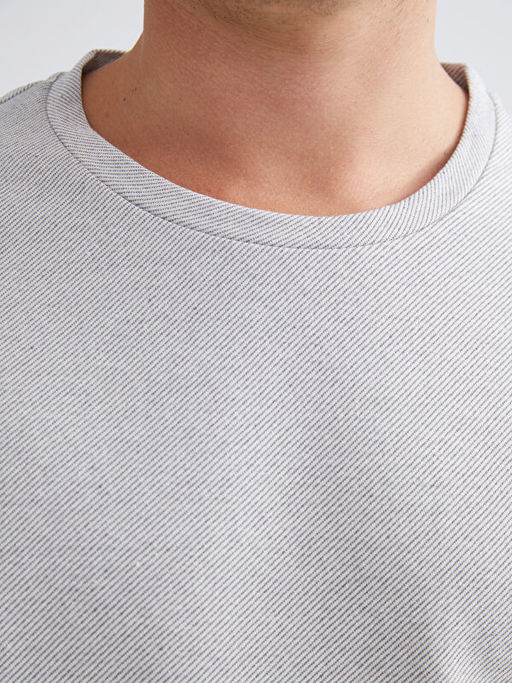 Bisiklet Yaka Uzun Kollu Erkek Ti??rt