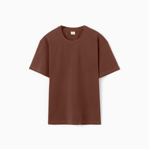 Футболка мужская MINAKU, коричневая, размер 42-44