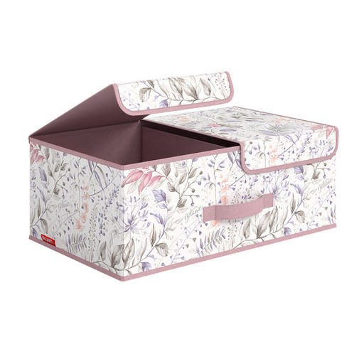 VAL BL-BOX-L2 Короб стеллажный 2-х секционный, 50*30*20 см, BOTANIC LILAC, шт