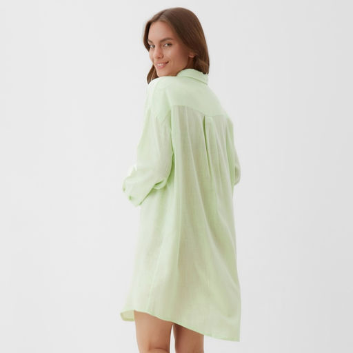 Сорочка женская KAFTAN Lime series, размер 52-54, зелёная