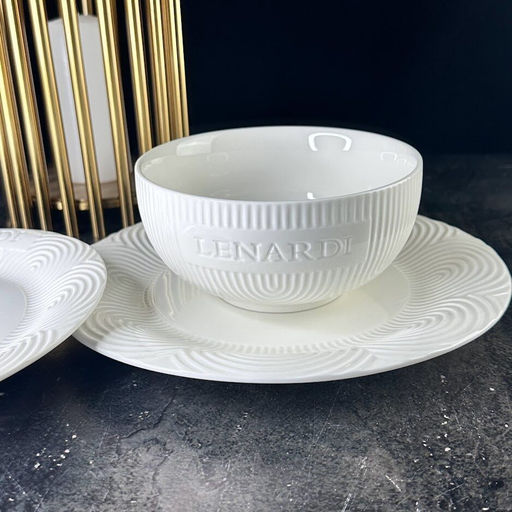 140-068 Набор из 6 салатников 14см BAMBOO в под.уп.(х8)Фарфор - Lenardi фото 2