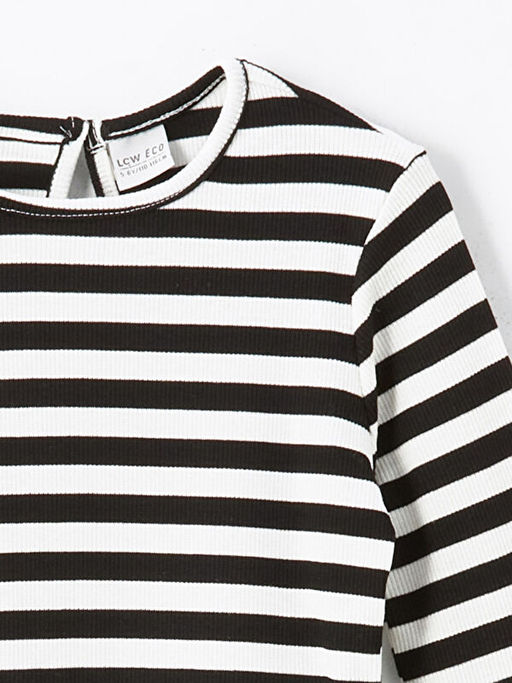 Bisiklet Yaka K?z ?ocuk Ti??rt - Waikiki фото 2