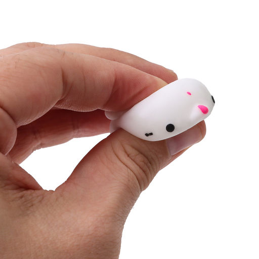 Цена за 2 шт. Антистресс сквиш мялка «Зайка», с наклейки, в пакете