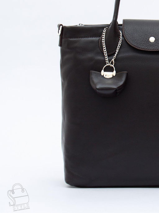 Сумка женская кожаная 1006LP d.coffee Polina&Eiterou  в Новосибирске