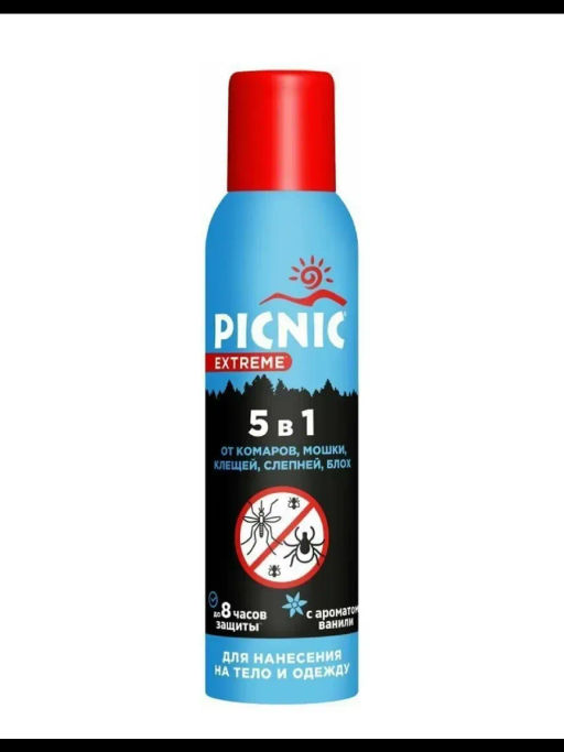 PICNIC EXTREME от комаров и клещей аэрозоль 150мл