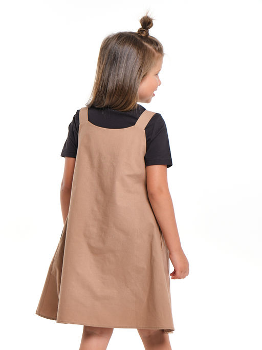 Комплект для девочки UD 7945/7946 черный/коричневый - Mini maxi фото 2