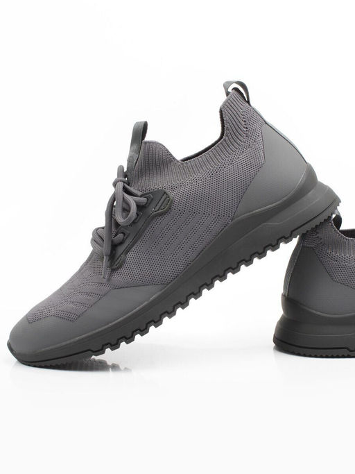 03-1000-4 GREY Кроссовки-носки мужские Снокеры (эластичный текстиль) - Фабричный китай фото 10