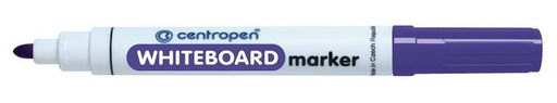 Маркер для белых досок Centropen WHITE BOARD 2,5 мм фиолетовый, круглый наконечник