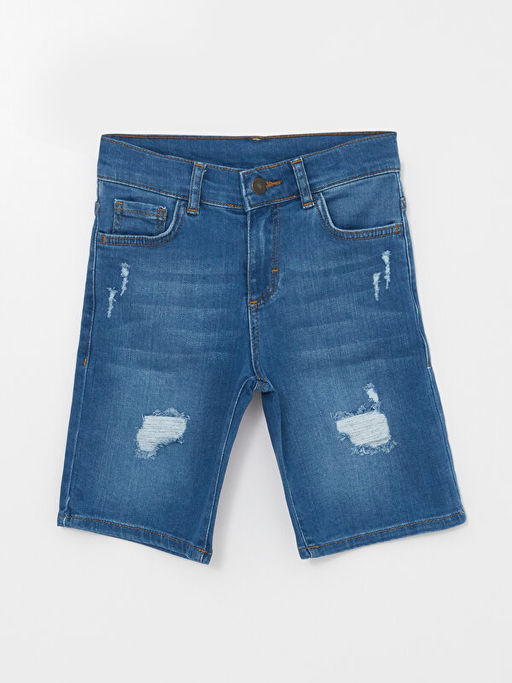 Y?rt?k Detayl? Erkek ?ocuk Jean ?ort