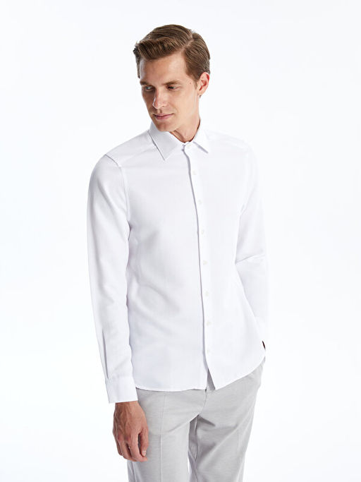 Slim Fit Uzun Kollu Arm?rl? Erkek G?mlek