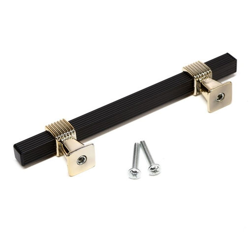 Ручка-скоба CAPPIO PK117, м/о 96 мм, цвет черный