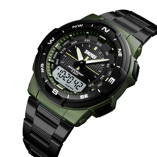 Часы наручные Skmei мужские электронные спортивные 1370army-green