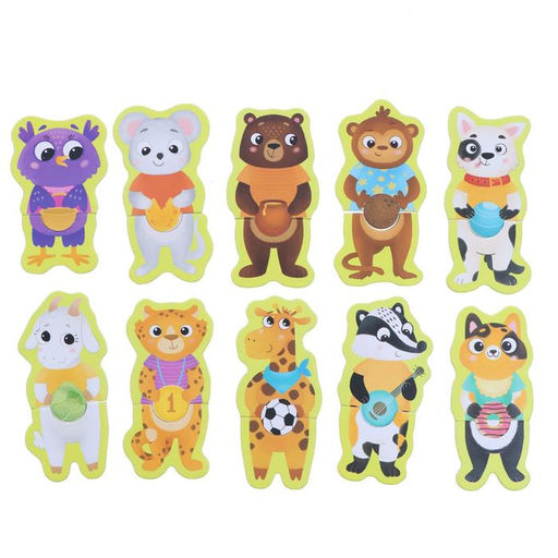 Пазлы 2 в 1 Истории зверят - Puzzle time фото 2