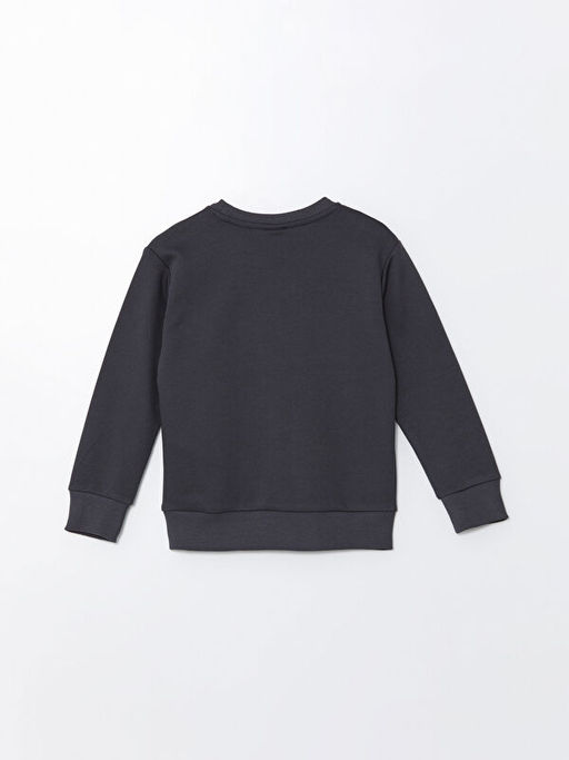 Bisiklet Yaka Basic Erkek ?ocuk Sweatshirt - Waikiki фото 3