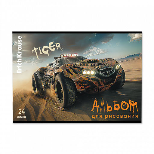 Цена за 5 шт. Альбом для рисования на скобе ErichKrause Road Beast, А4, 24 листа_MIX-PACK фото 6