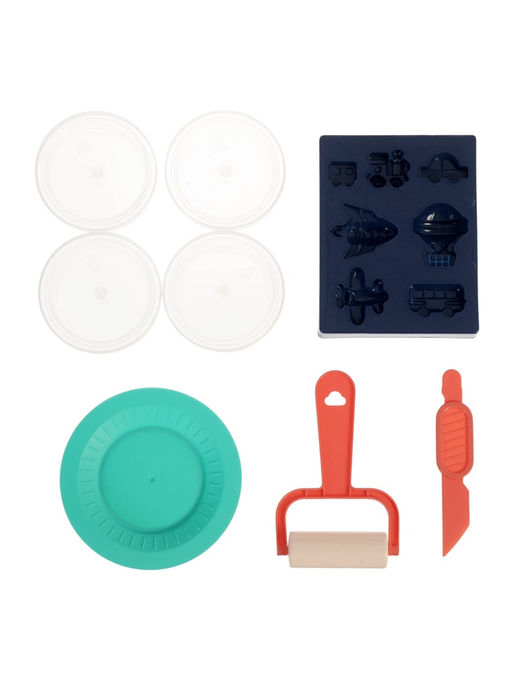 УЦЕНКА (нет пластилина) Набор для игры с пластилином Весёлый транспорт