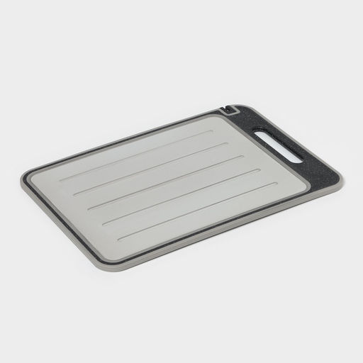 Доска разделочная двухстороняя Magistro, 3 в 1: разделка, точилка, разморозка, 37.525.50.8 см, металл, пластик, серебристая  фото 15