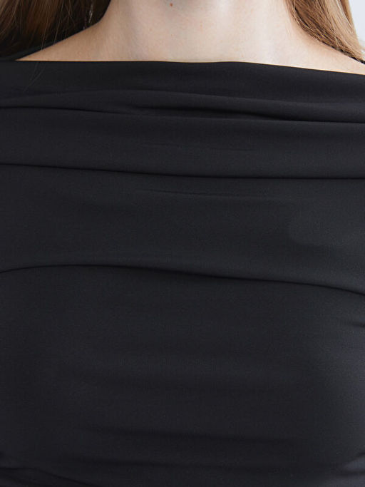 Kay?k Yaka B?zg?l? Bluz