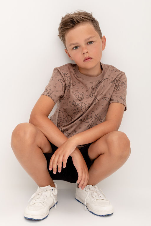 КР 302160/холодный какао,динозавры к404, фуфайка - Crockid фото 3