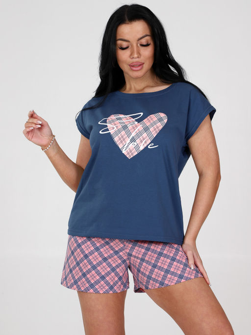 3127-ДК ДОМАШНИЙ КОСТЮМ (шорты) (Коралл) - А-дина фото 2