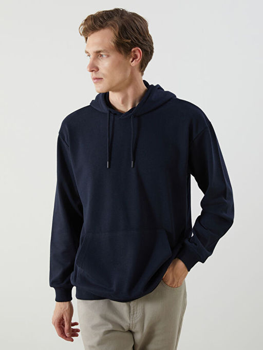 Uzun Kollu Erkek Hoodie