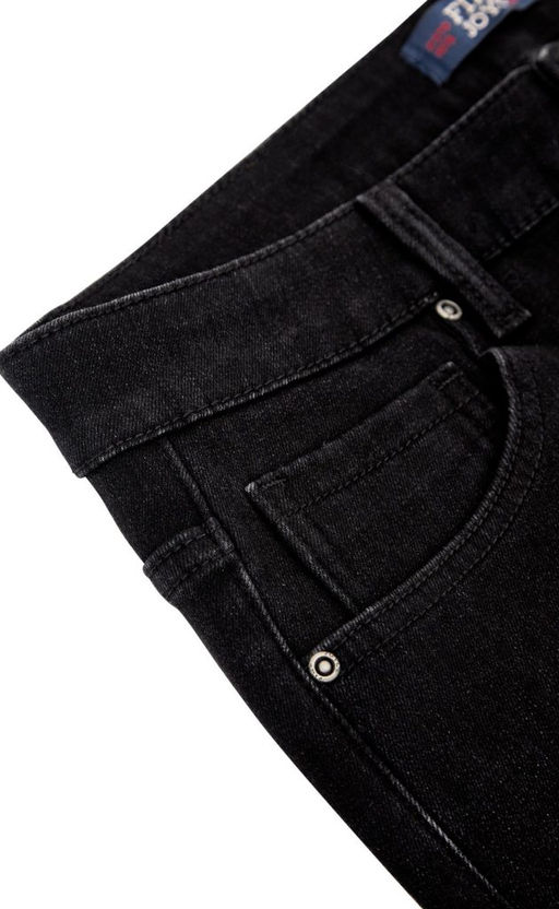 Джинсы утепл F321-0153W black - Fine joyce фото 2