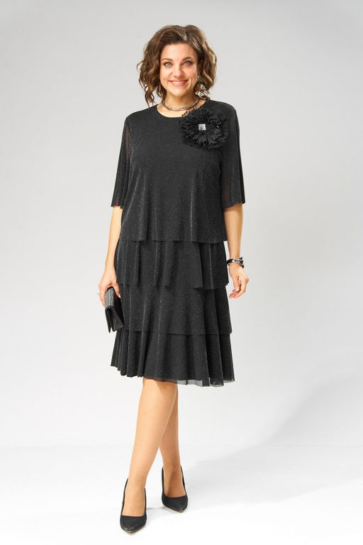 Платье Svetlana Style 2184 черный блеск
