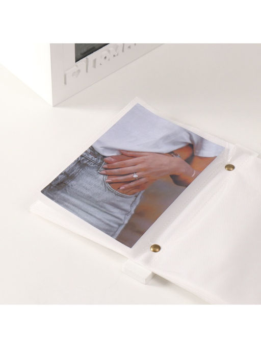 Фотоархив на 96 фото 10?15 см с фоторамкой 10?15 см Помнишь?, белый, 20?15?12 см