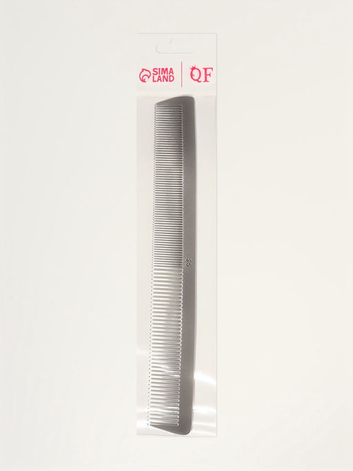 Расчёска комбинированная, металлическая, 21.5×3 см