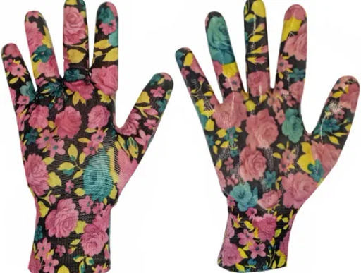 Цена за 3 пары. Перчатки садовые с покрытием микс - Солнце Сад фото 6