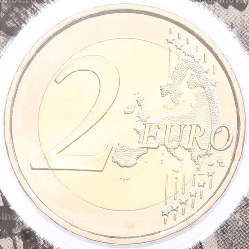 Монета 2 евро 2024 года Андорра Чемпионат мира UCI по маунтинбайку 2024 года (в блистере)