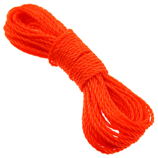 Шнур полипропилен плетенный 10м д2мм цвета микс (Китай)