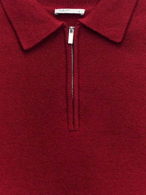 Джемпер поло с молнией / Zarina