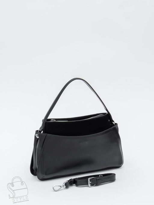 Сумка женская кожаная 2379-1Y black Polina&Eiterou  в Новосибирске