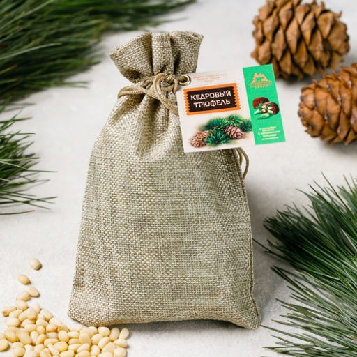 Кедровый трюфель в натуральном шоколаде с сосновой шишкой 150г