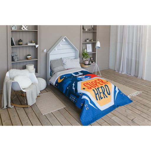 Покрывало детское Этель 1,5 сп Super hero, 145х210 см, микрофибра  фото 9
