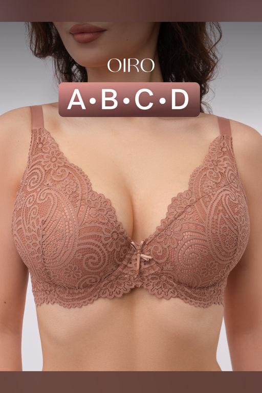 Бюстгальтер кружевной OIRO с пуш-ап ALICE 1032