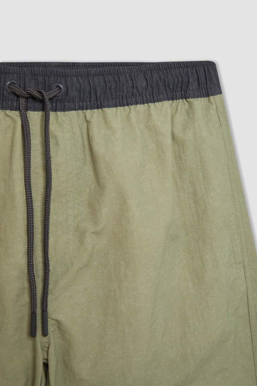 Короткие шорты для плавания стандартного кроя на сетчатой подкладке - Defacto фото 7